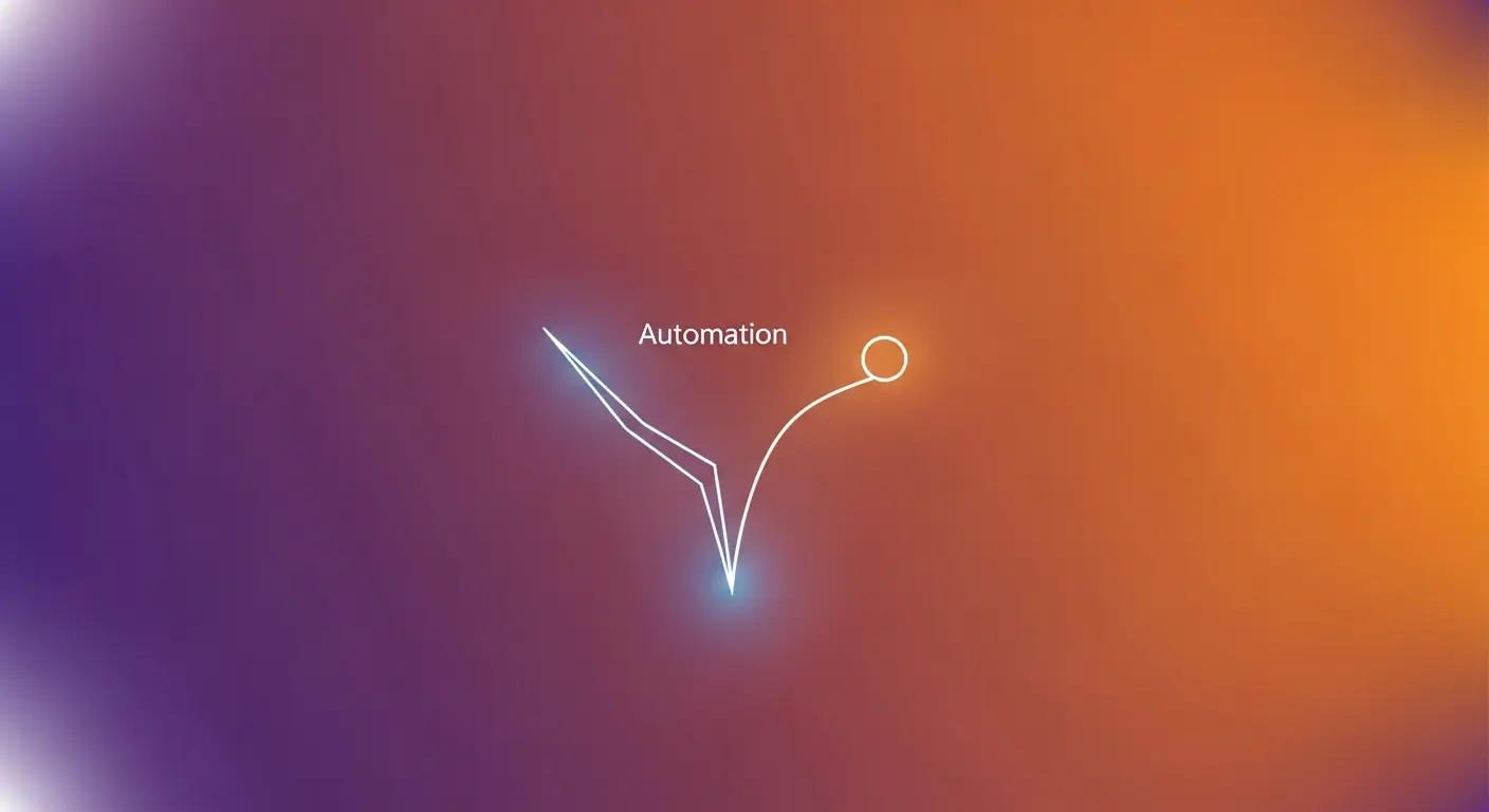 Diagram showing an automated chat being routed to a human